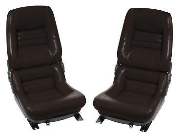 1979-1982 corvette altravinyl seat covers - dark brown