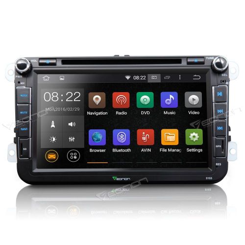 Android car dvd player for volkswagen vw 8&#034; hd capacitive wifi gps canbus 3g e
