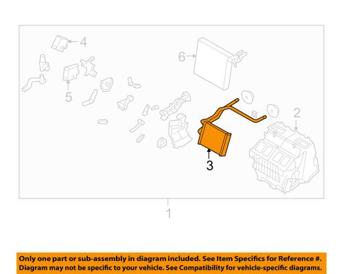 Nissan oem-hvac heater core 271401ca0a