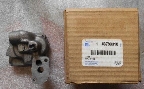 1966 to 1967 nova 327 oil pump nos gm