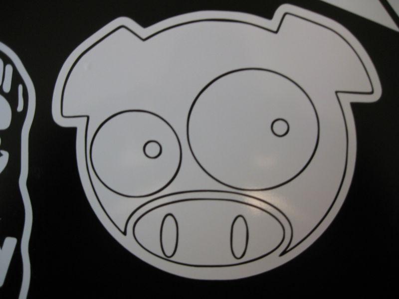 Solid  rally  pig vinyl sticker decal- honda subaru euro vw suv truck car jdm