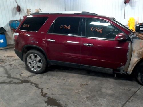 07 08 09 10 11 12 13 14 gmc acadia roof glass rear 39077