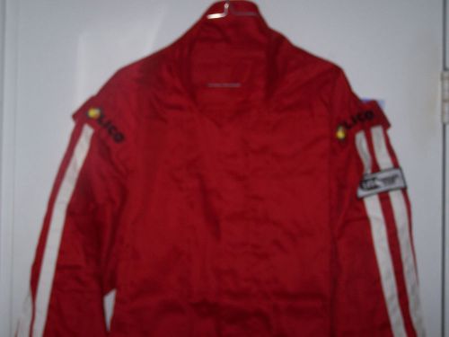 Sparco lico steel suit racing single layer jacket red xxl new