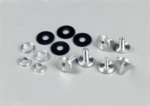 Gmax gm46 visor screw kit silver/black