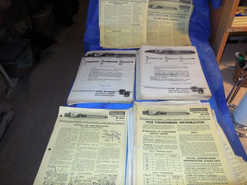 1957-58-59 ford group of 30+ random group of original service bulletins!! #2