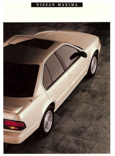 1993 nissan maxima brochure -maxima gxe-maxima se-nissan