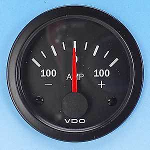 Vdo 190-105 cockpit ammeter 2-1/16&#034;