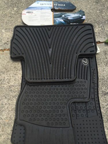 New all weather floor mats set lexus is250 is350 awd 06-13 black set