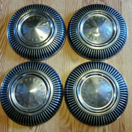 Mercury dog dish hubcaps oem set  4 poverty caps 1967 1968 1969 67 68 69