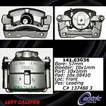 Centric parts 142.63036 front left rebuilt caliper with pad