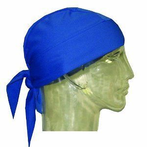 Hyperkewl evaporative cooling skull cap blue one size