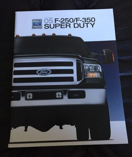 2005 ford f-250 f-350 super duty truck 38-page original sales brochure f-series