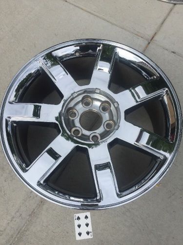 22&#034; cadillac escalade oem factory wheel rim 5309 chrome