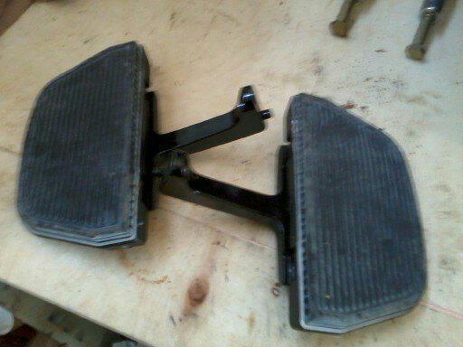 Stock harley rear fold up floorboards for all late model touring