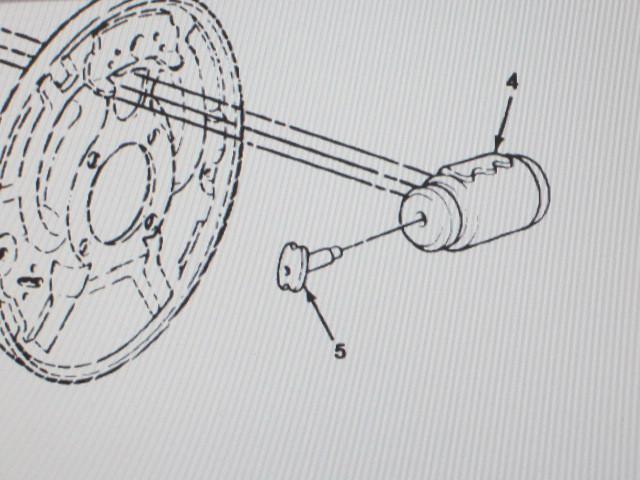 1 m1008 m1009 rear wheel cylinder link 2622667 nos