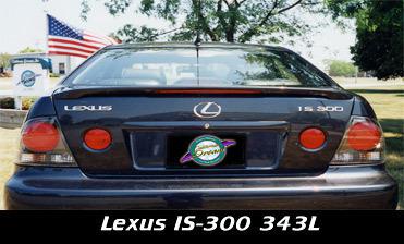 Painted lexus is300 factory style i spoiler 1998-2004