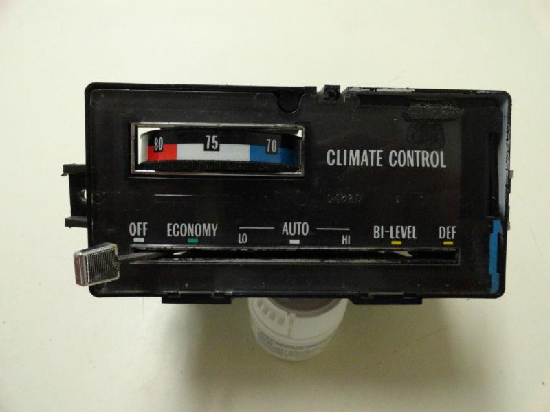 Oem cadillac 77-80 (atc) (hvac)  automatic temperature control unit