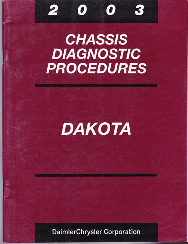 2003 dakota chassis service manual