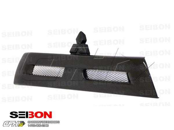 Seibon carbon fiber carbon fiber front grille grill mitsubishi evo 08-12 new in