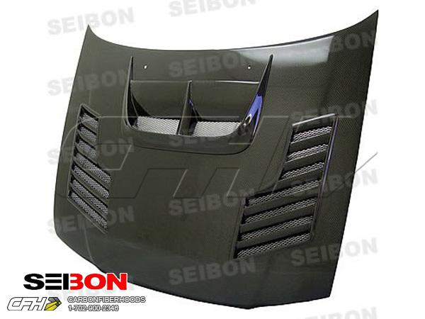 Seibon carbon fiber cw-style carbon fiber hood kit auto body subaru impreza 98-0