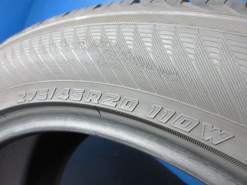 2 used yokohama geolandar x-cv g057   275 45 20   6-7/32 &amp; 7-8/32 tread  p119