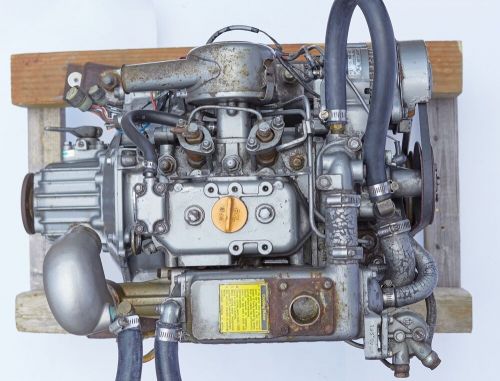 Yanmar 2gm20f w/ kanzaki km2-a transmission marine diesel engine motor 18hp 2gmf