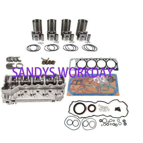 4m40 overhaul rebuild kit &amp;complete cylinder head fit mitsubishi engine