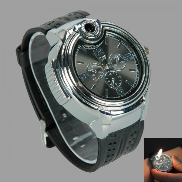 New rare novelty watch shaped collectable butane cigarette cigar lighter