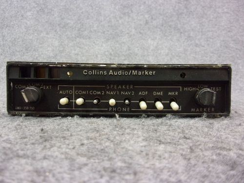 Collins amr-350 audio marker panel p/n 622-2087-011