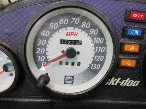 97 ski doo formula iii 3 600 snowmobile gauge dash speedometer tach fuel temp