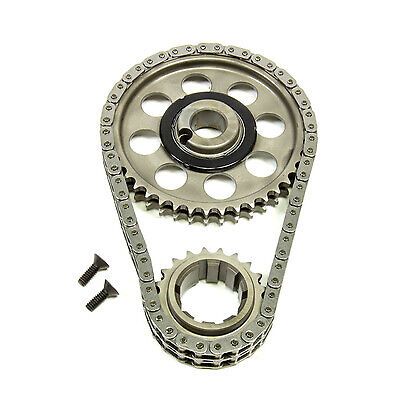 Rollmaster-romac sbf billet roller timing set w/torr. bearing cs3031-lb05