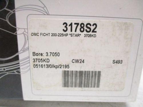 Omc ficht 200-225hp *star* 3.7050&#034; bore wiseco piston kit 3178s2