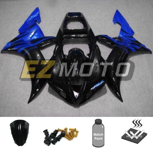 Injection fairing pack w/ windscreen & bolts for yamaha yzf 1000 r1 2002 2003 aj