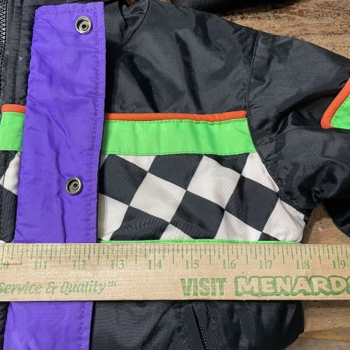 Vintage choko snowmobile hot rider racing jacket youth boys size 8