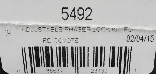 Comp cams 5492 adjustable phaser lock plate kit, ford coyote 5.0l modular, 4 pcs