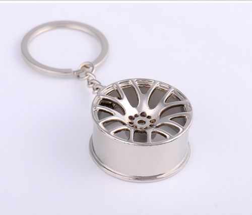 New for car parts key chain motor hub valve piston engine rotate keyring aaa++++