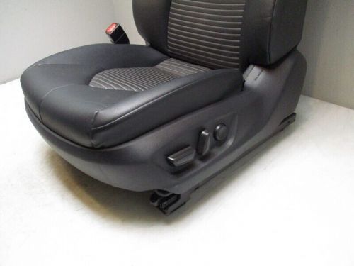 2018-2019 toyota camry lh driver black leather power seat assembly oem