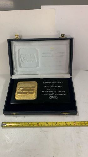 Vintage ford service award customer service guild 1979 district award