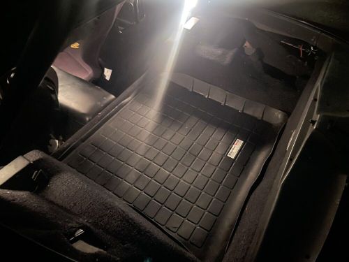 1984-1996 corvette cargo liner rear coupe black weathertech(r)