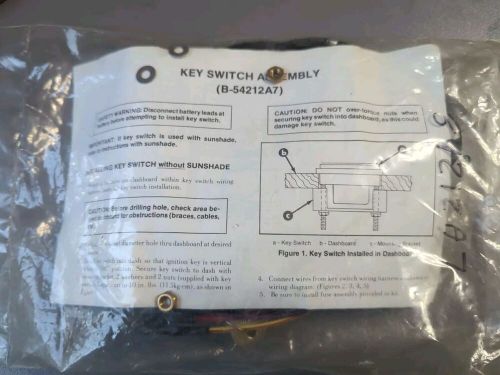 Oem mercury mercruiser ignition key switch assembly 54212a7 nos