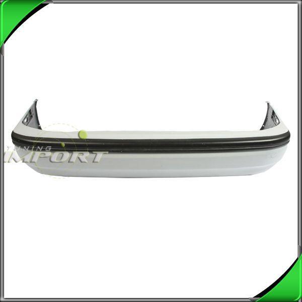 86-88 mazda 323 se 4dr facial primered plastic sedan rear bumper cover assembly