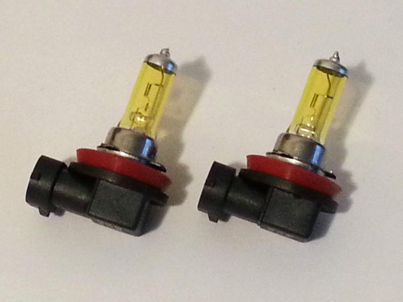 H11 55w hyper yellow low beam/ fog light xenon hid direct replace bulbs x1pair