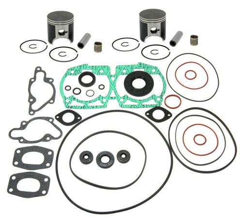 2 .020 over pistons bearings full gasket kit fits ski-doo 500 l/c summit formula