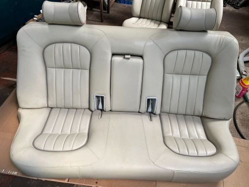 Jaguar xj6/x300  leather back seat (oatmeal  agd)dark piping