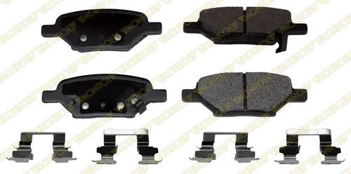 Monroe fx1033 brake pad or shoe, rear-monroe prosolution semi-metallic brake pad