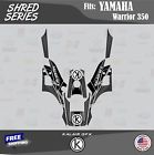 Graphics kit for yamaha warrior 350 16 mil (87-04) shred series - smoke