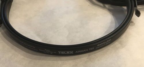 ~ telex airman 750 64300-200 dual plug ga pilot  headset