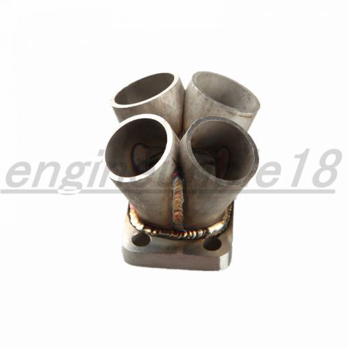 Stainless steel 4-1 4 cylinder manifold header merge collector t3 t3/t4 flange