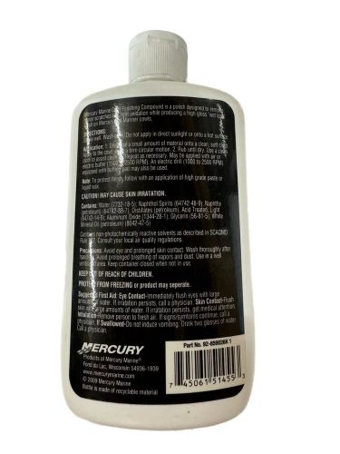 Mercury cowl finishing compound  92-859026k1    8.4oz