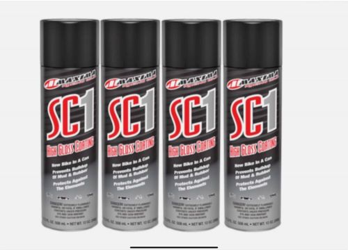 Maxima racing oils sc1 high gloss silicone clear coat 17.2oz. spray (4 cans)